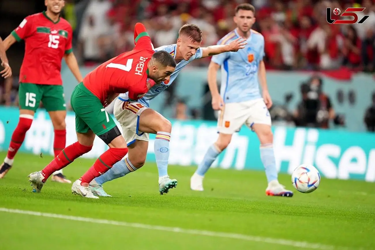 جام جهانی 2022 قطر/ گزارش تصویری دیدار دو تیم ملی مراکش و اسپانیا