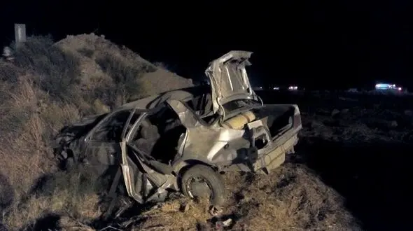 واژگونی سواری در جاده دامغان- شاهرود یک کشته و سه مصدوم داشت