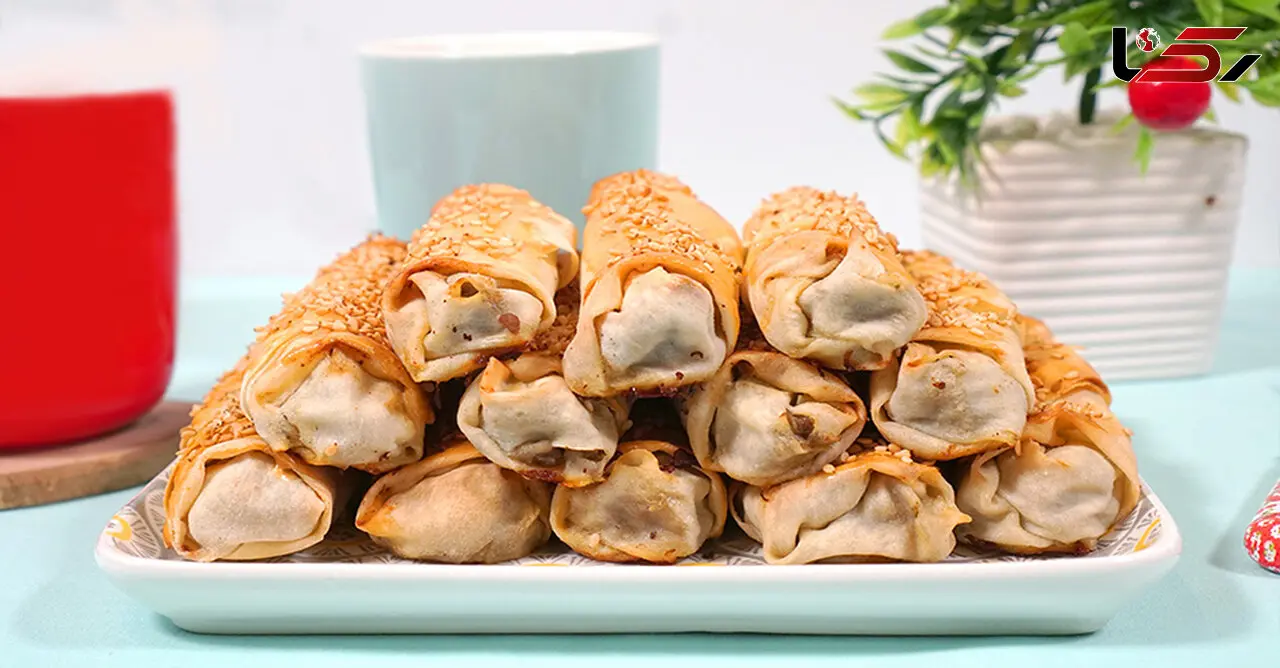 پیراشکی قارچ و گوشت خانگی+دستور تهیه