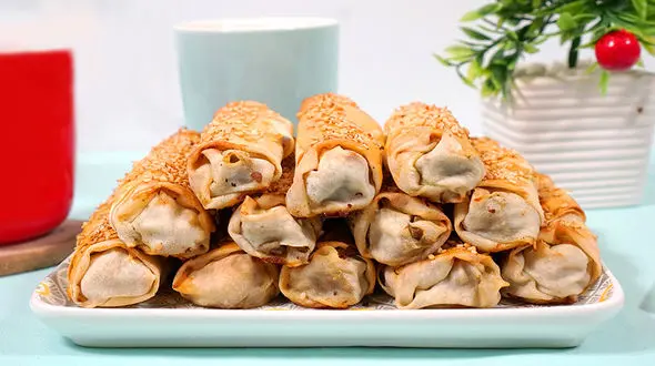 پیراشکی قارچ و گوشت خانگی+دستور تهیه