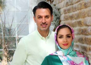 نگاهی به کیک تولد باکلاس 2 بعدی مبینا نصیری همسر مهدی توتونچی/ آقای مجری سنگ تمام گذاشت +عکس