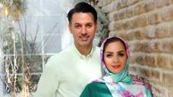 نگاهی به کیک تولد باکلاس 2 بعدی مبینا نصیری همسر مهدی توتونچی/ آقای مجری سنگ تمام گذاشت +عکس