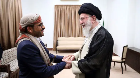 دیدار سخنگوی انصارالله یمن با رهبر انقلاب