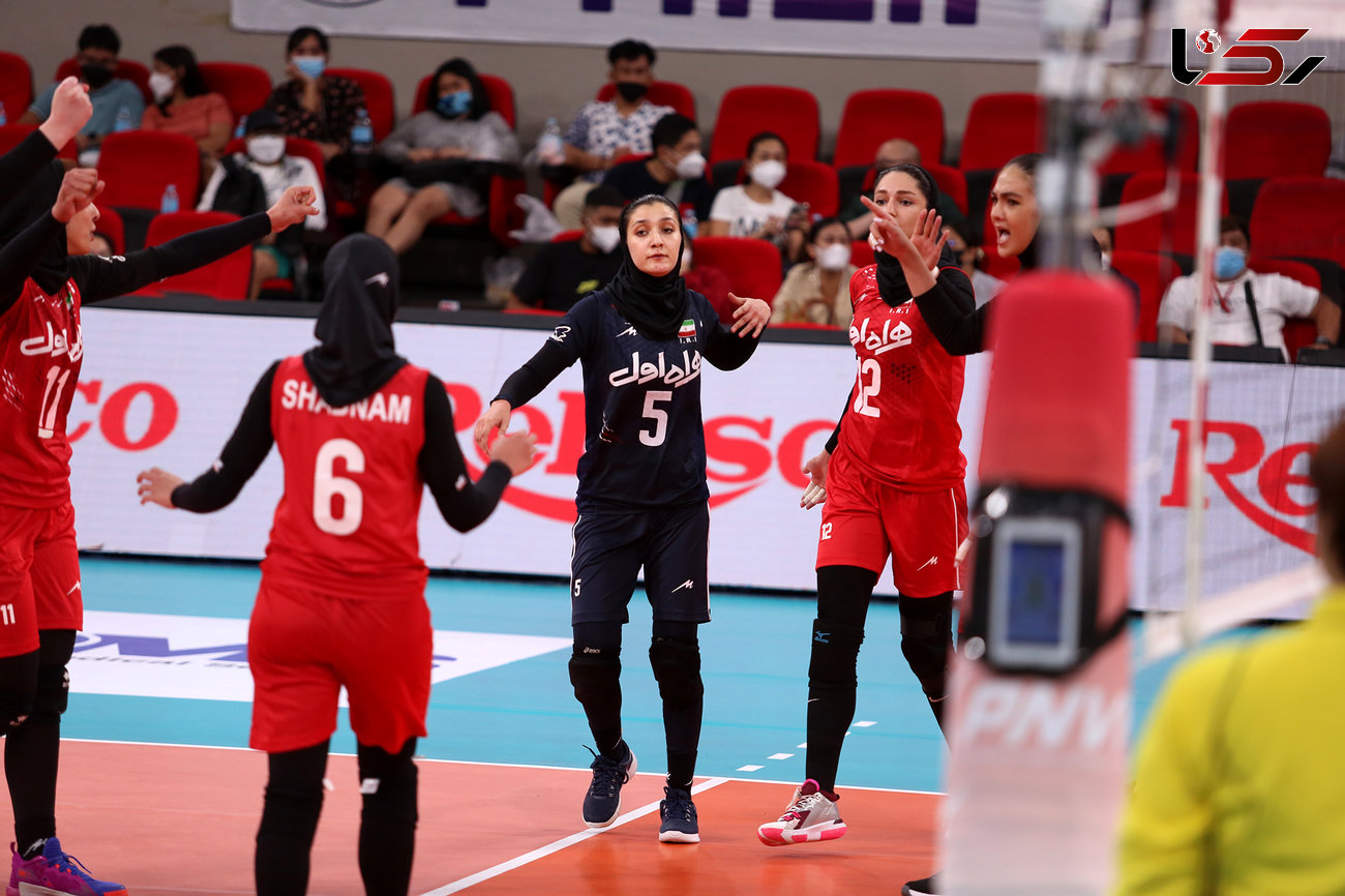 والیبال جام کنفدراسیون آسیا| مصاف دشوار بانوان ایران با ژاپن