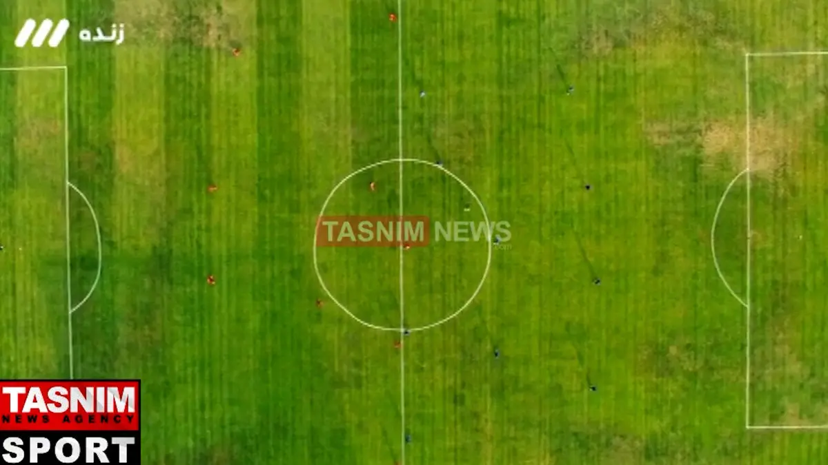 فیلم کیفیت عجیب چمن ورزشگاه اراک قبل از دربی ۱۰۶