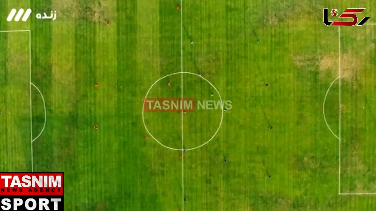 فیلم کیفیت عجیب چمن ورزشگاه اراک قبل از دربی ۱۰۶