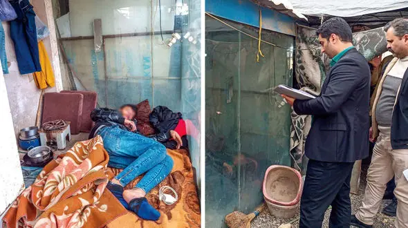 مرگ معمایی کارگر میوه فروشی پس از دعوا با پسر جوان بخاطر یک دختر / کشف جسد در اتاقک شیشه ای + عکس