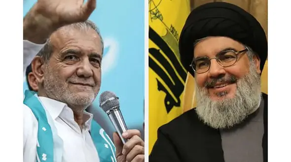پزشکیان به سیدحسن نصرالله: حمایت از مقاومت با قدرت تداوم خواهد داشت