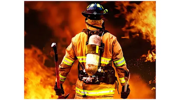 آتش سوزی شدید در حمام به خاطر آماده کردن ذغال قلیان