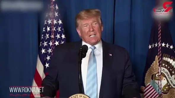 صدای لرزان ترامپ هنگام توجیه فرمانش برای ترور سردار سلیمانی+ فیلم