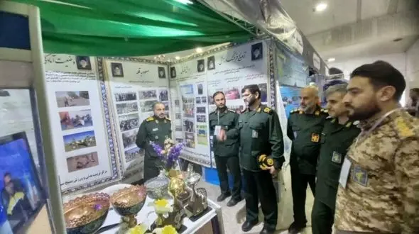 حضور فعال سپاه صاحب الامر(عج) استان قزوین در نمایشگاه دستاوردهای ورزش و تربیت بدنی سپاه