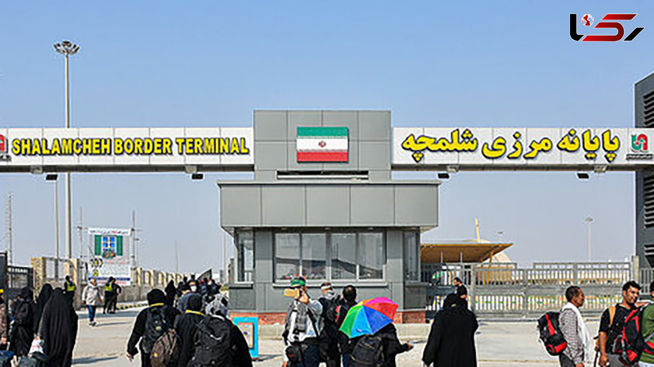 پایانه مرزی شلمچه در مرز عراق و ایران دچار آتش سوزی گسترده شد