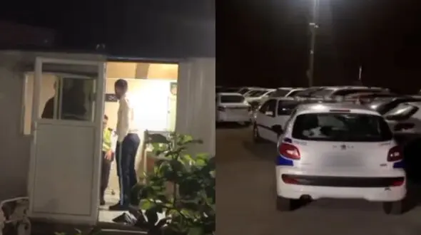 واکنش پلیس به توقیف خودرو دختر جوان در بزرگراه حکیم / راننده مست بود + فیلم