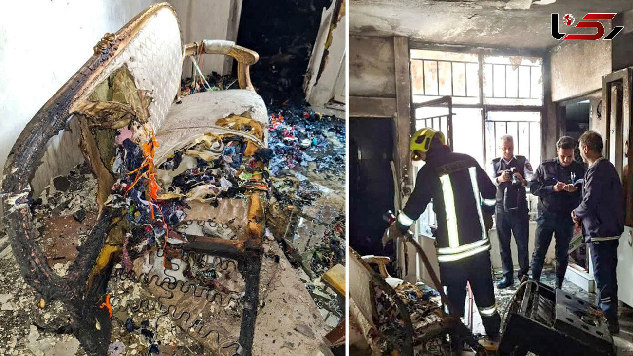 مرد مشهدی پس از خودزنی خانه اش را به آتش کشید / عملیات ویژه برای نجات مر جوان از حلقه آتش و دود