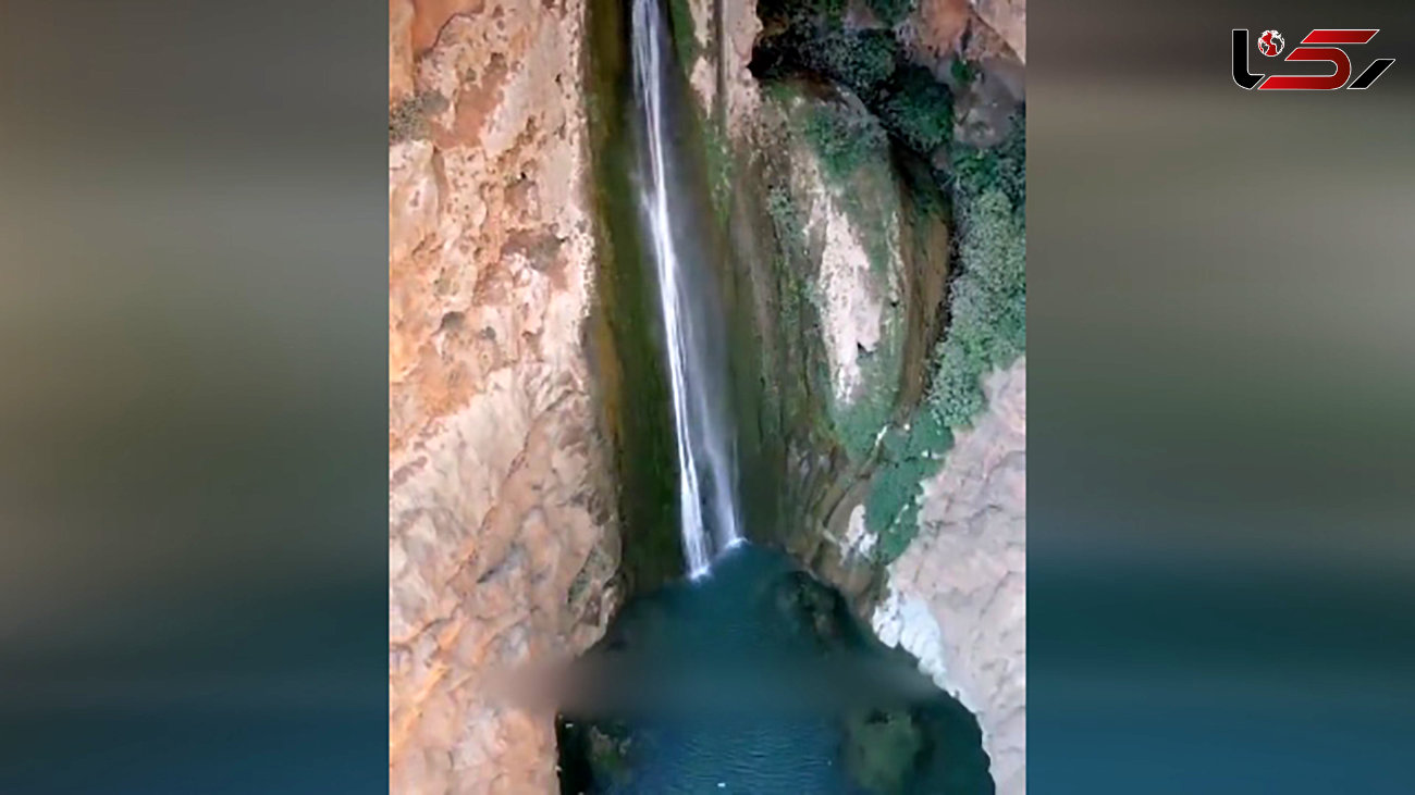 آبشار 3 طبقه در کرمانشاه + فیلم