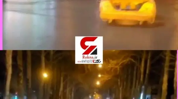 عجیب ترین فیلم از جابه جایی  یک خودرو در کرمانشاه !