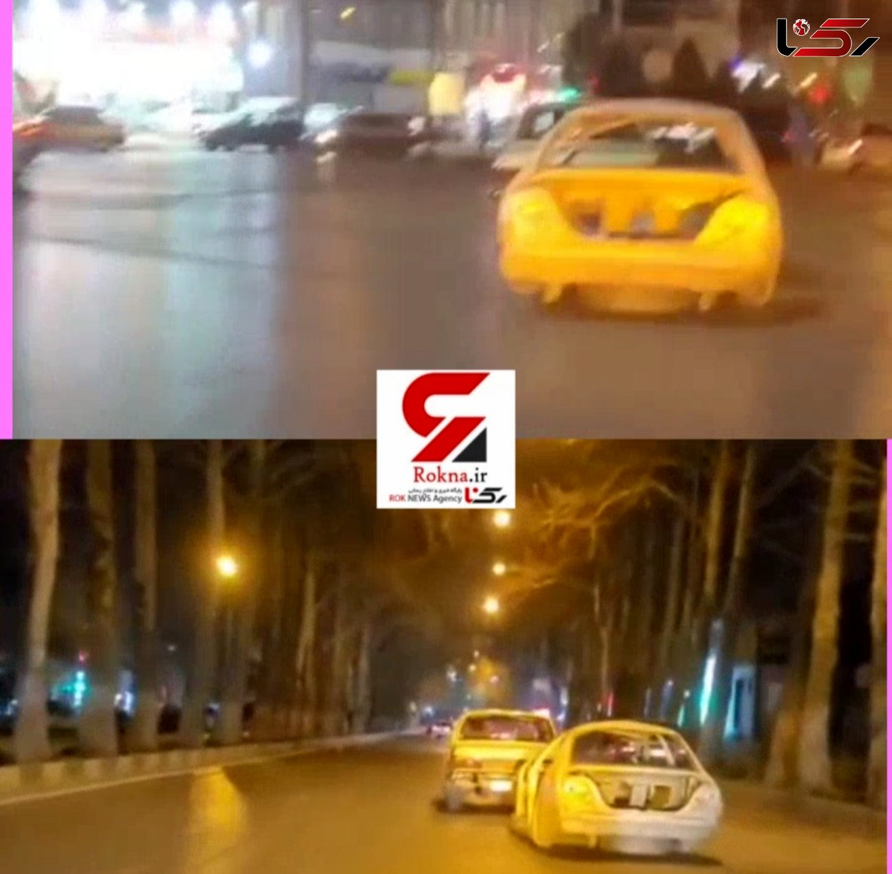 عجیب ترین فیلم از جابه جایی  یک خودرو در کرمانشاه !