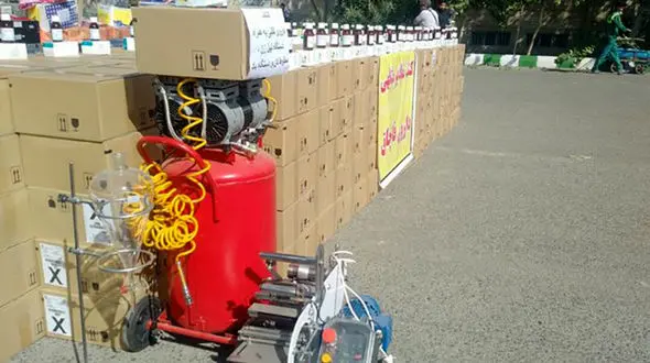 کشف محموله شربت‌ های قلابی کودکان در تهران+ عکس