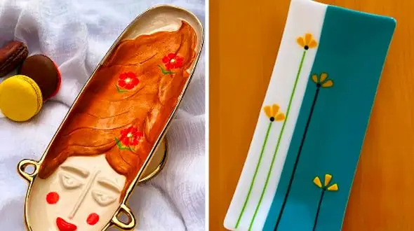 رولت خوری سرامیکی شیک؛ 15 ایده جذاب برای تزیین میز مهمانی