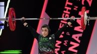 وزنه‌برداری قهرمانی آسیا| کشاورز در دسته ۶۴ کیلوگرم بانوان پنجم شد