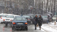 جاده های مازندران برفی و بارانی است