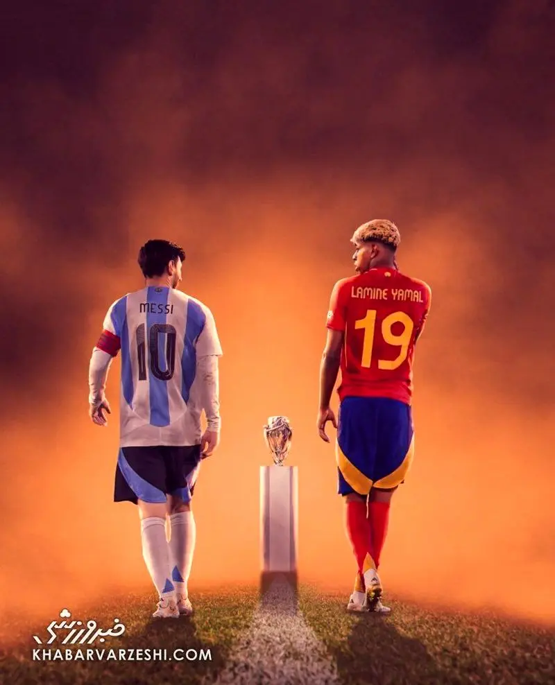 لیونل مسی و لامین یامال