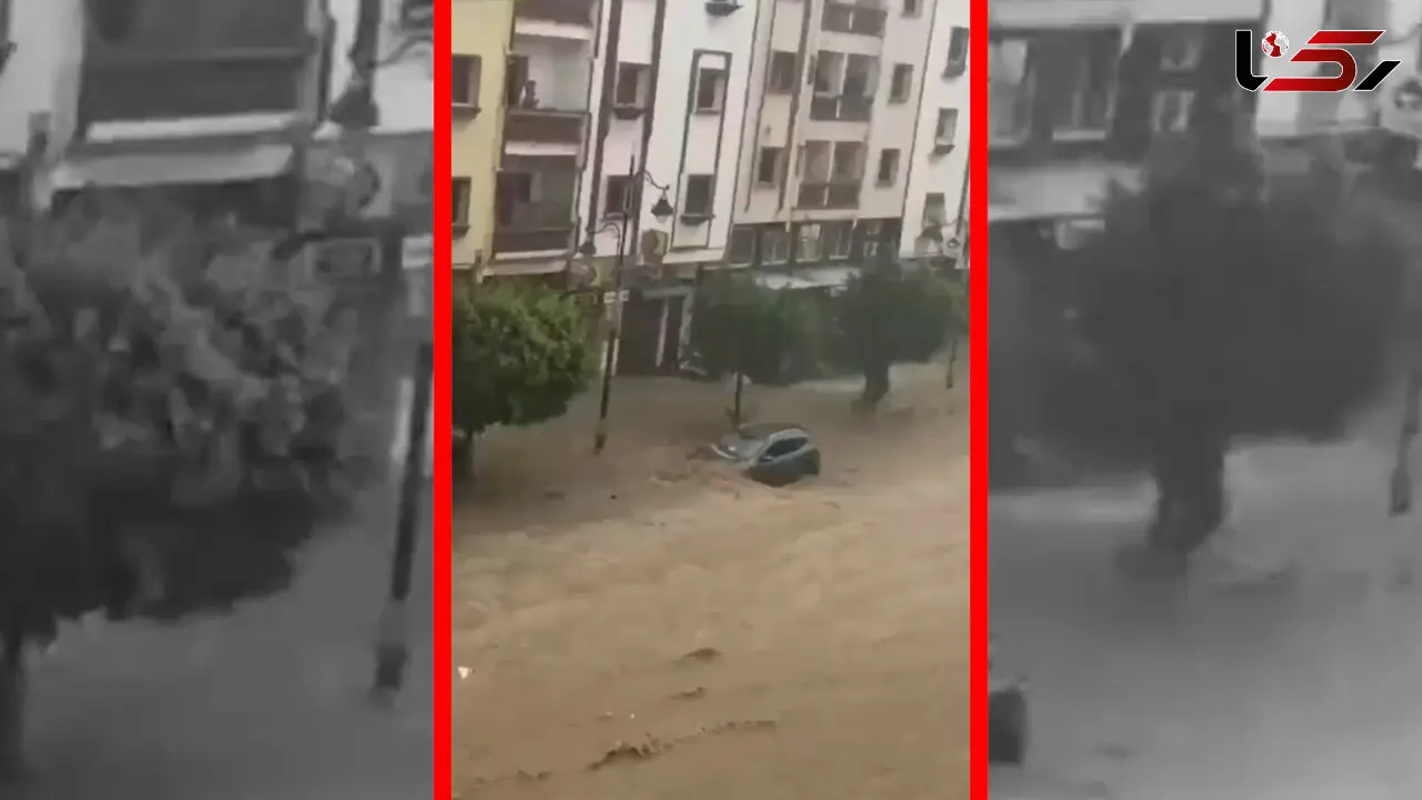 فیلم افزایش تلفات سیل در مراکش به ۴۱ نفر