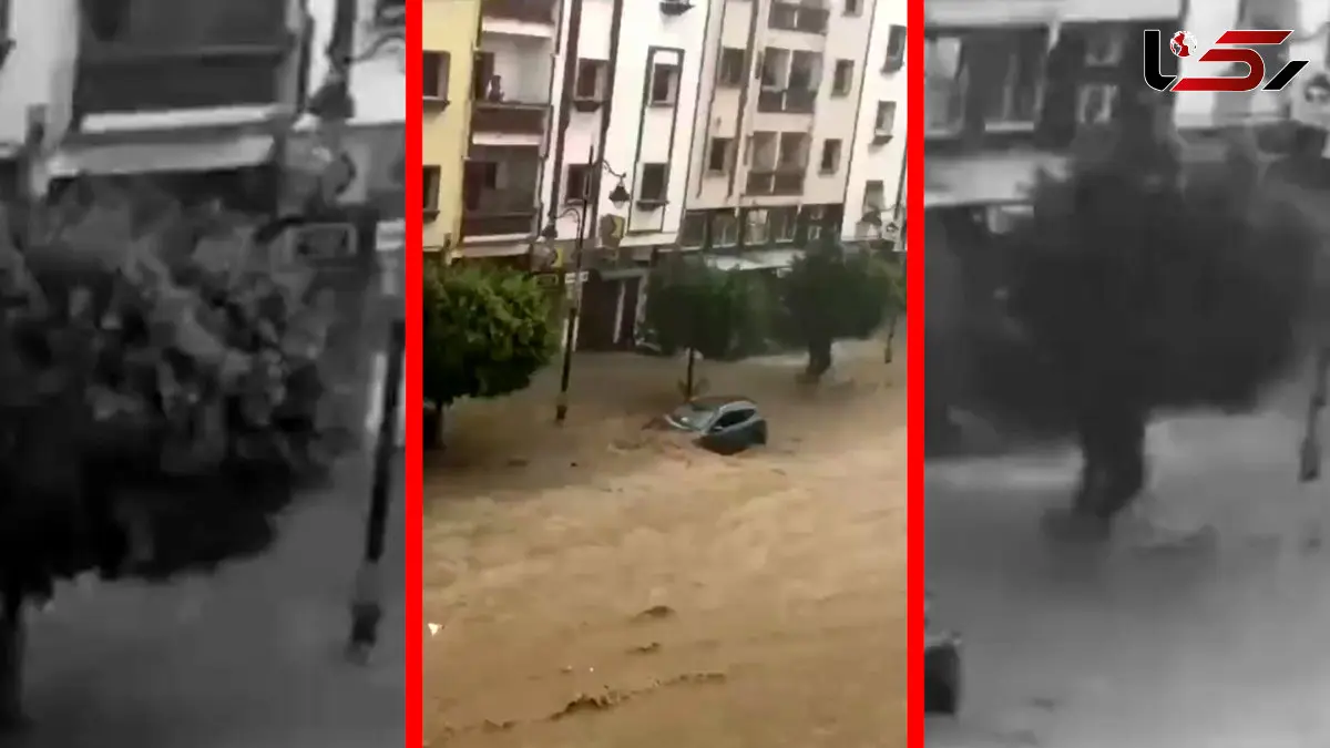 فیلم افزایش تلفات سیل در مراکش به ۴۱ نفر