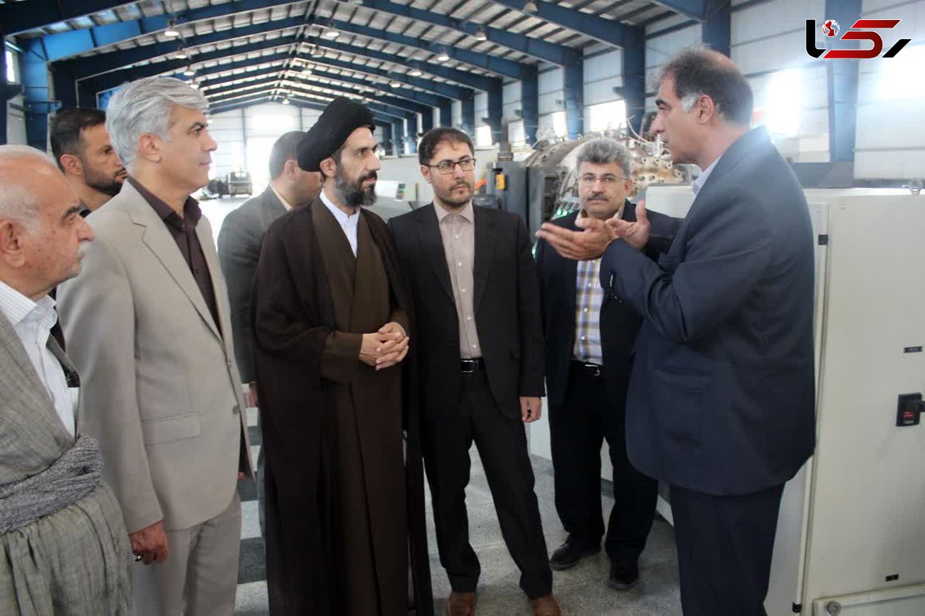 رئیس کل دادگستری کردستان بصورت سرزده از کارخانه «اشکان سازه غرب» بازدید کرد