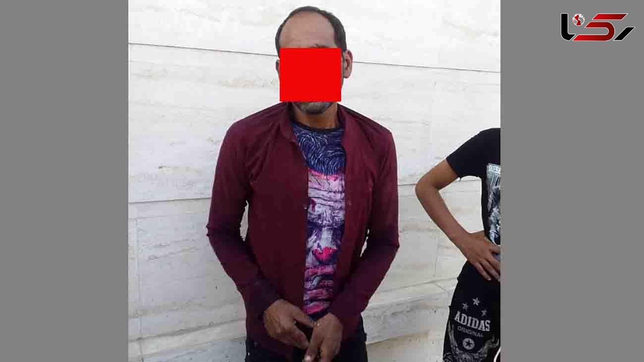 بازداشت سارق بی رحم طلاهای دختر 6 ساله در آبادان / پدر در کمین دزد جوان ماند + فیلم و عکس