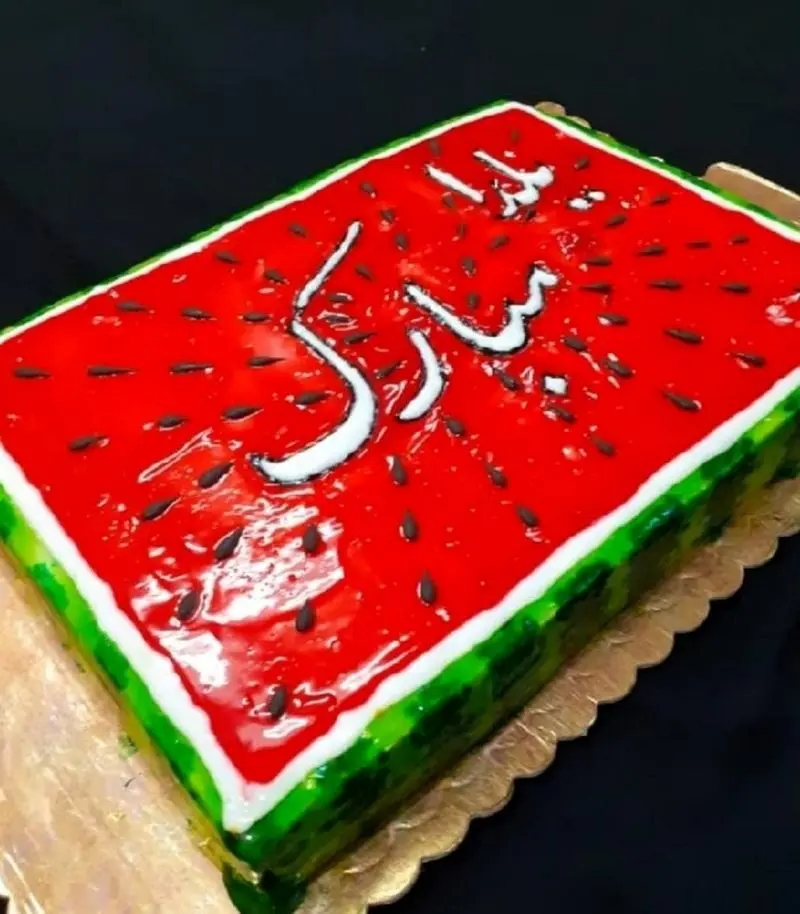 ایده کیک شب یلدا برای مدرسه و مهدکودک ها