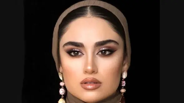 منشوری ترین لباس هانیه غلامی آن هم در آتلیه ! / جذب مثل خانم گربه بت من !