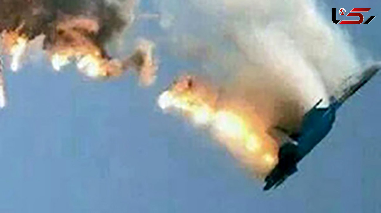 سقوط یک فروند جنگنده عربستان در جنوب یمن 