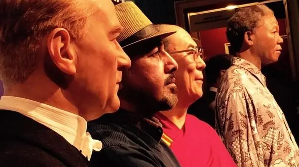 عکس یادگاری بازیگر معروف ایرانی در کنار رهبران سیاسی جهان +عکس