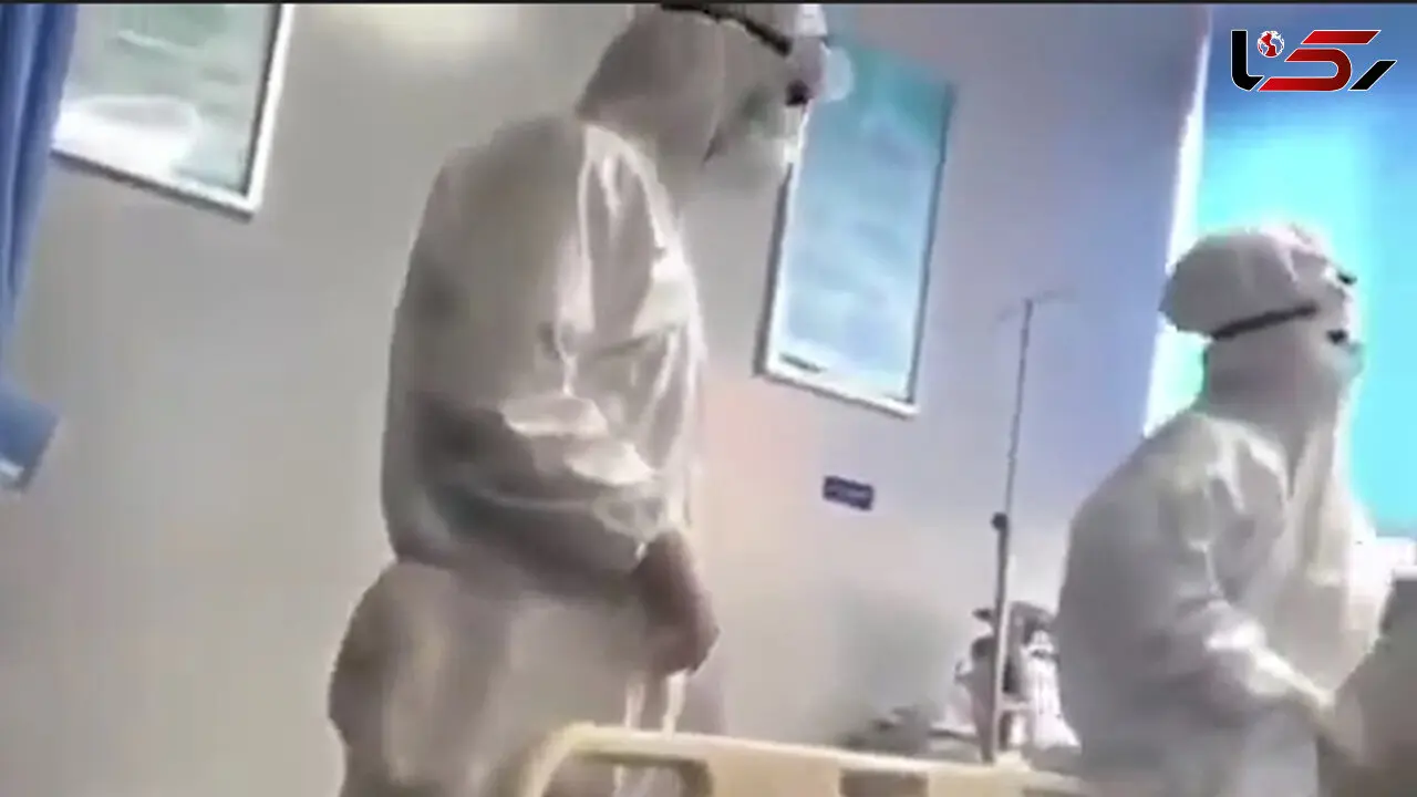 وحشتناکترین فیلم  مخفی از کیسه‌های جنازه بیماران کرونایی / ناله های پدر برای کودکش در بیمارستان