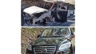 خودرو سرقتی شب قبل پیدا شد اما کاملا سوخته / در کردستان رخ داد + عکس