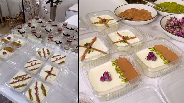 طرز تهیه فرنی نذری + فیلم