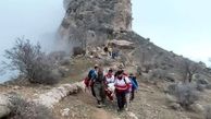 3 ساعت عملیات نفس گیر برای نجات کوهنورد کرمانشاهی !
