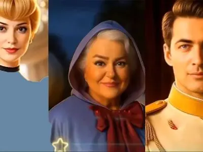 فیلم / انیمیشن حضور بازیگران ایرانی در سیندرلا  / طناز طباطبایی در نقش سیندرلا نعیمه نظام دوست فرشته مهربان قلقلی ...پارسا پیروزفر شاهزاده عاشق و خواهران بدجنس با بازیگری ....