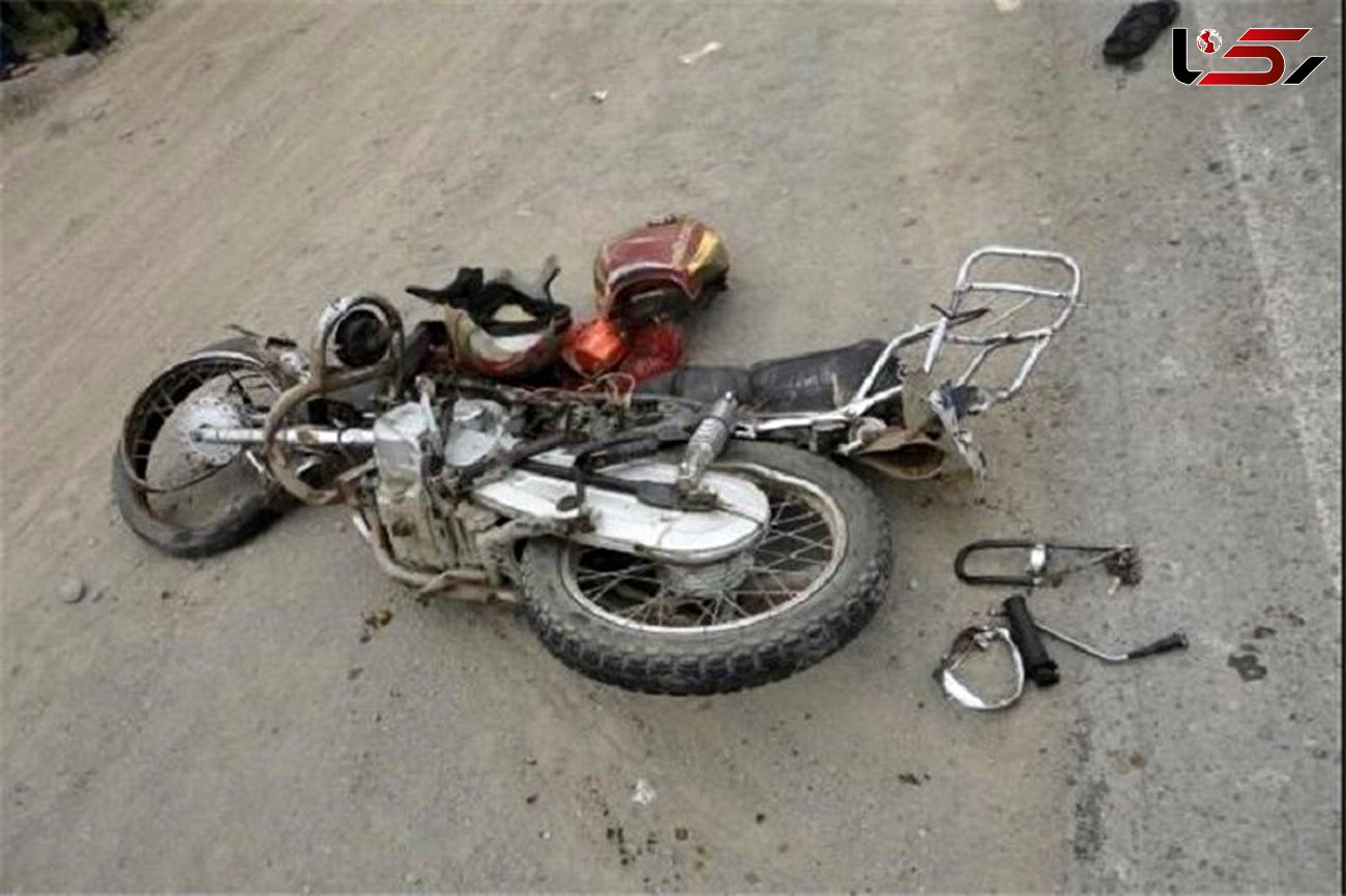 مرگ دلخراش راکب موتورسیکلت در خیابانی در گنبدکاووس
