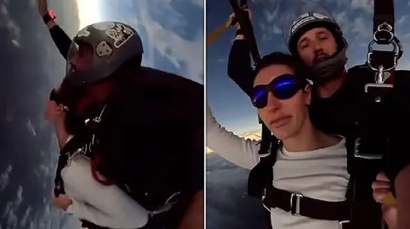 دختر و پدر چترباز در زمان خورشیدگرفتگی چه کردند؟ + فیلم