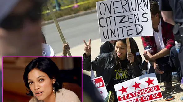 بازداشت بازیگر زن مردان سیاهپوش در امریکا + عکس