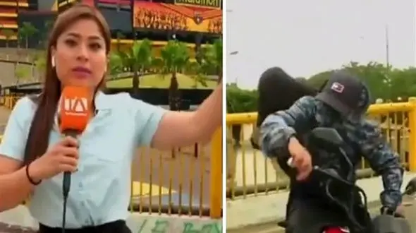  سرقت از خانم مجری تلویزیونی وسط خیابان + عکس 