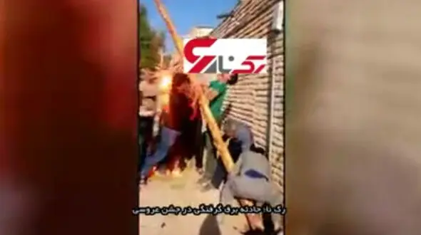 فیلم برق گرفتگی وحشتناک میهمانان عروسی+تصاویر