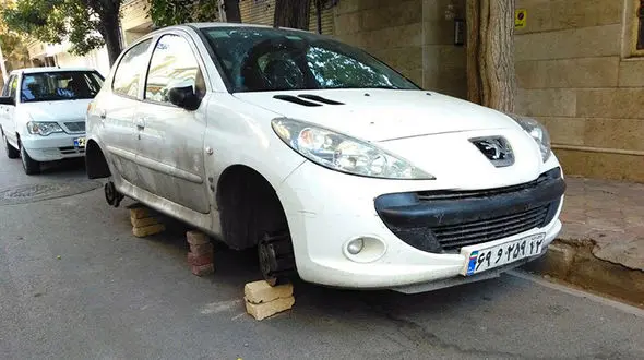 عکس خاص از  پژو۲۰۷ یک زن+عکس