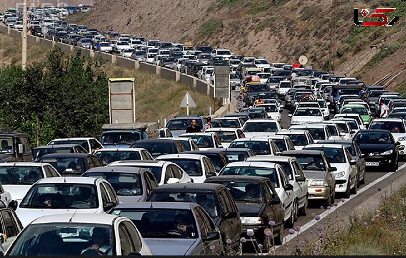 ترافیک در آزادراه تهران -کرج -قزوین سنگین