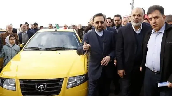 رونمایی از خودروهای زرد رنگ شهرداری تبریز 