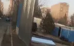 شهرداری تهران وسط پارک محلی کارگاه زده است / شهروندان نگران درختان پارک  + فیلم