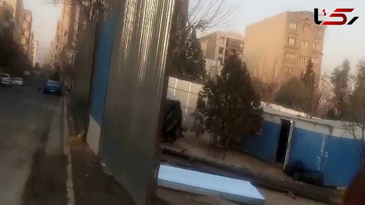 شهرداری تهران وسط پارک محلی کارگاه زده است / شهروندان نگران درختان پارک  + فیلم