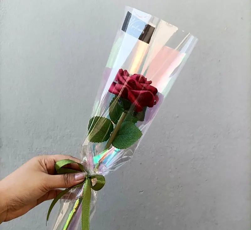 تزیین گل رز با کنف